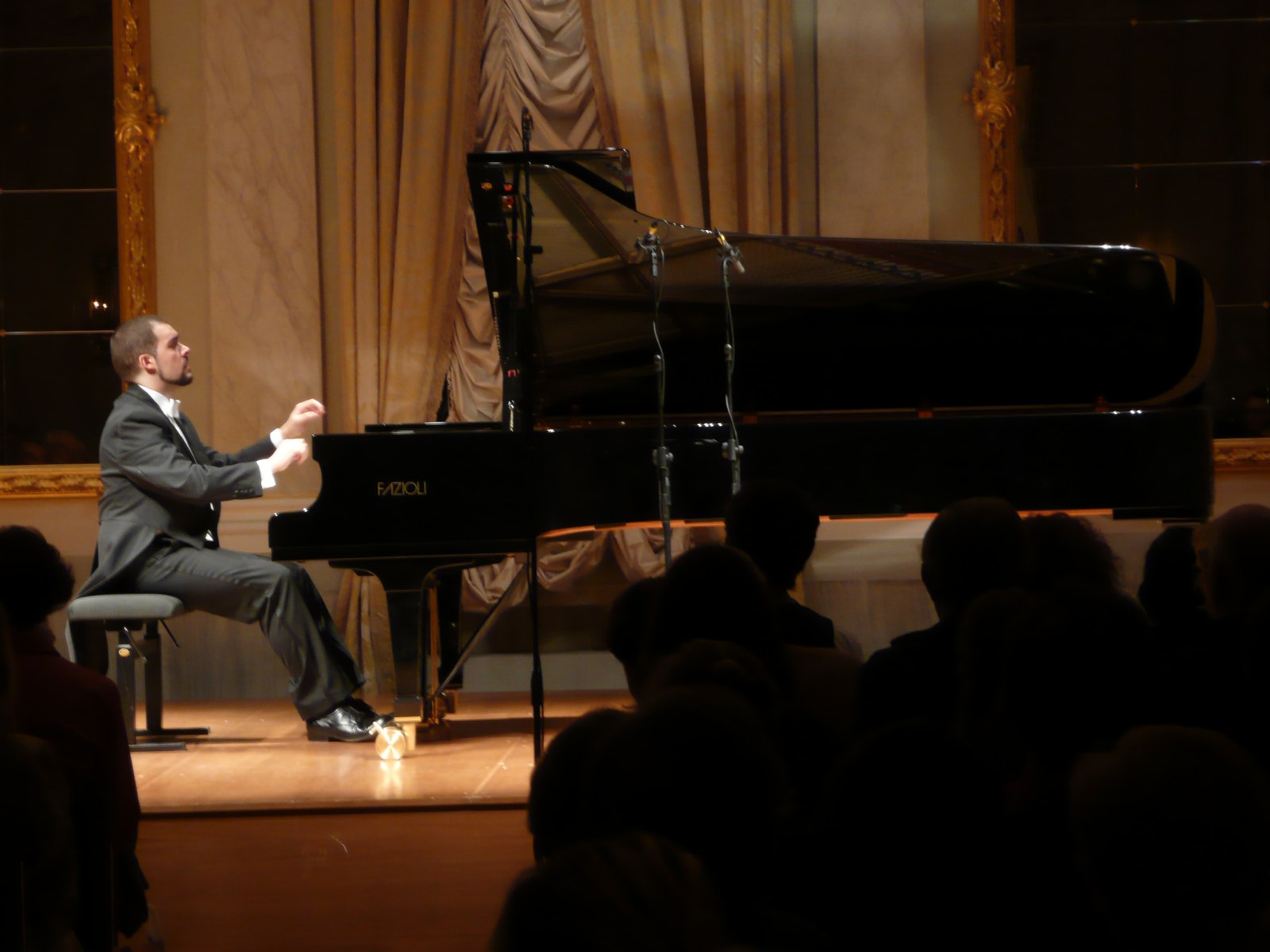 Mattia Ometto al pianoforte, Teatro La Fenice di Venezia